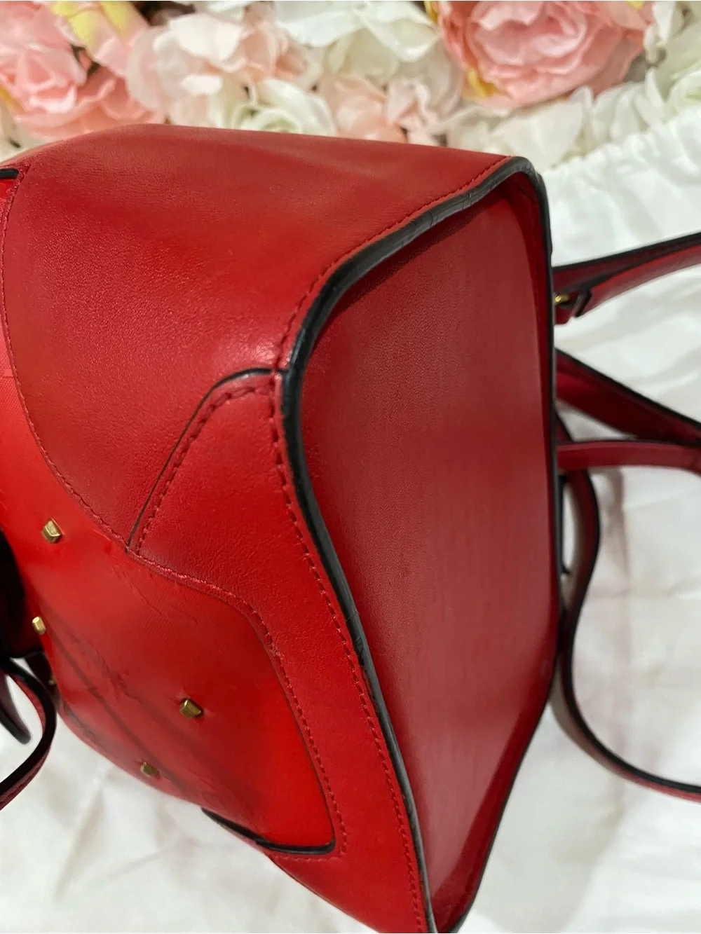 MCM Claudia Studded Drawstring Backpack